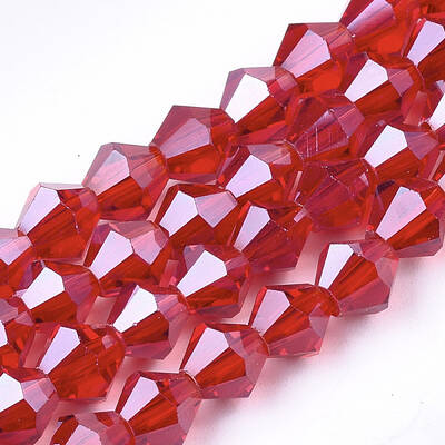 Electroplate Glass Beads Strands