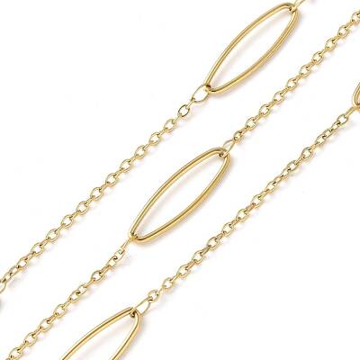304 Stainless Steel Oval & Cable Chains