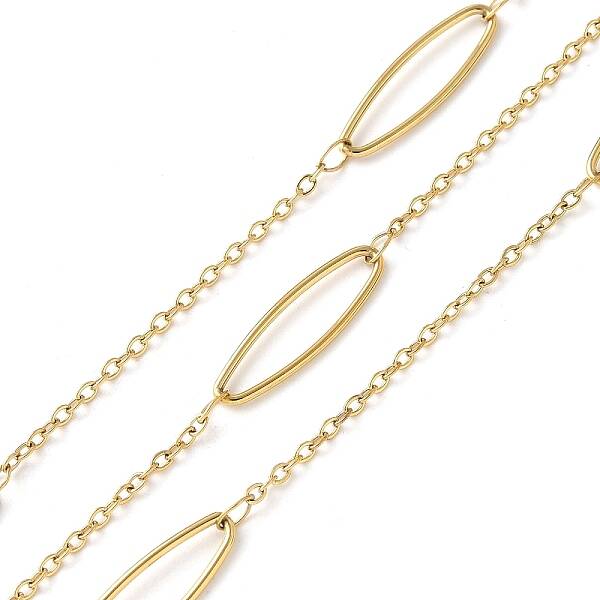 304 Stainless Steel Oval & Cable Chains