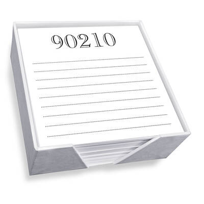 Brookland Memo Square - White with holder