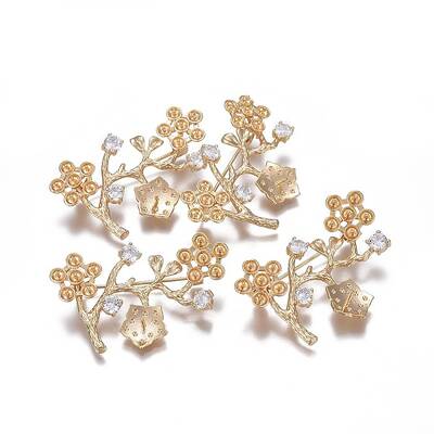 Brass Brooch Findings
