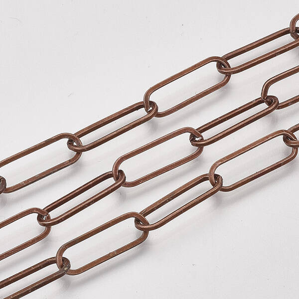 Unwelded Iron Paperclip Chains