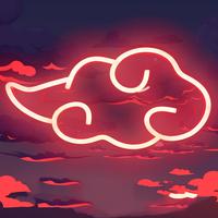 Anime Cloud Design Neon Sign, USB Powered LED Neon Light, Decorative Neon Sign for Home Game Room Party Decoration, Ideal Hol...