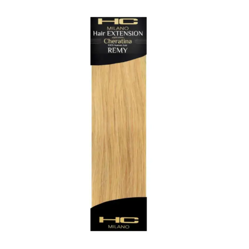 Hc milano Keratin extensions no remy 50/55 cm col.120 very light golden blonde 9.3