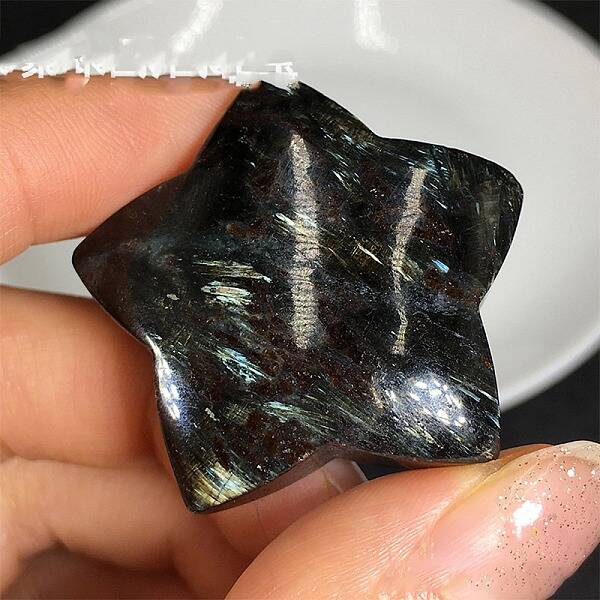 Natural Starburst Jasper  Figurines Statues for Home Office Desktop Decoration