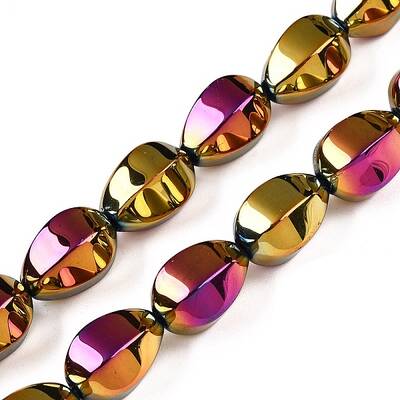 Electroplate Glass Beads Strands