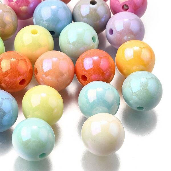 Opaque Acrylic Beads