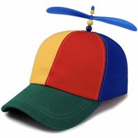 JMILYJW Unisex Rainbow Color Helicopter Propeller Cap Hat School Boy Fancy Dress Cap stylish hat