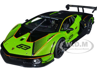 Lamborghini Essenza SCV12 63 Green Metallic and Black \