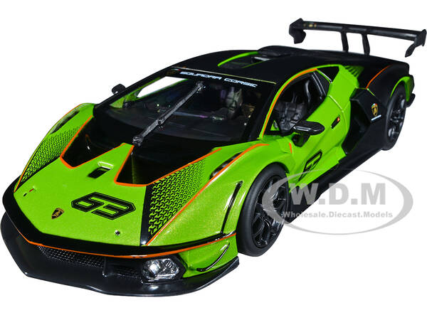 Lamborghini Essenza SCV12 63 Green Metallic and Black \