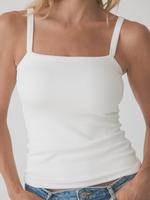 klassy Ribbed Square Neck Women's Brami in Soft and Comfortable Material - Chunky binding