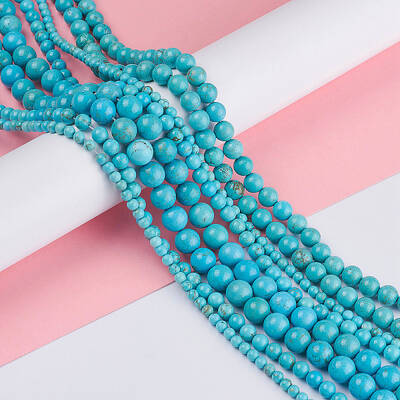 Natural Magnesite Beads Strands