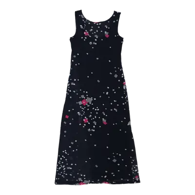 Moschino Maxi Dress - Small Navy Viscose Blend | Size: small