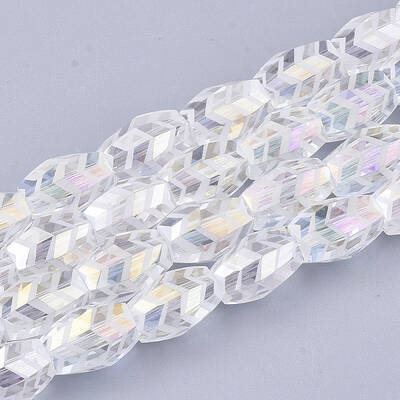 Electroplate Glass Beads Strands