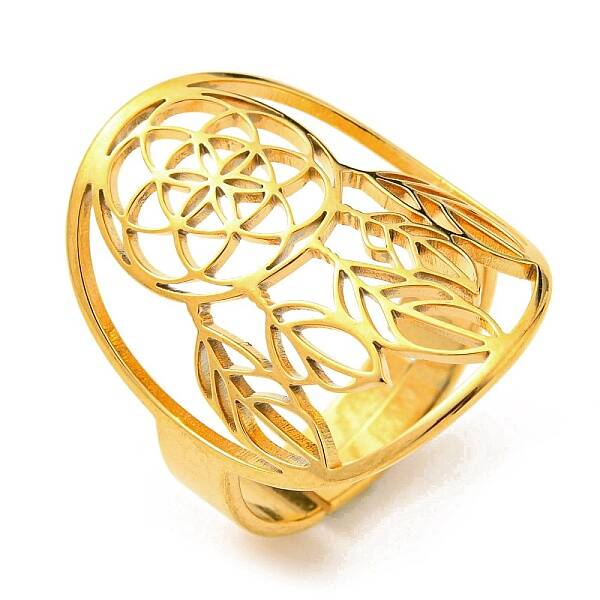 Adjustable 304 Stainless Steel Woven Web/Net with Feather Ring