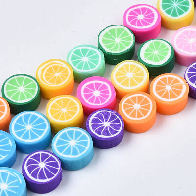 Handmade Polymer Clay Bead Strands