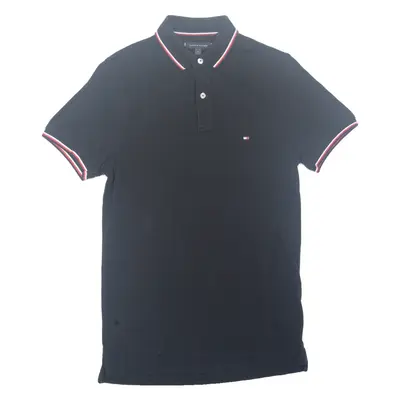 TOMMY HILFIGER Mens Polo Shirt Black S