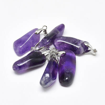 Natural Amethyst Pendants