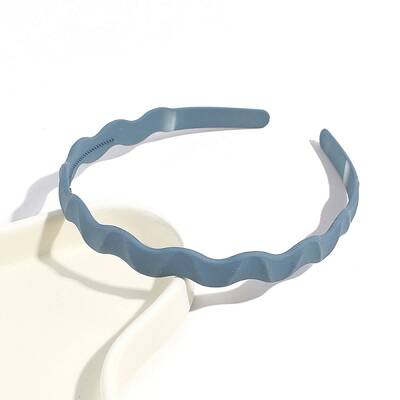 Plastic Wavy Hair Bands for Girls Women