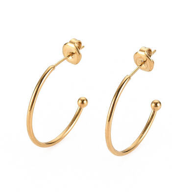 304 Stainless Steel Stud Earrings