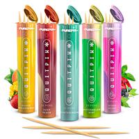 PurePix QuitPix To Help Quit Smoking Extra Thick Boosting Flavored Toothpicks with Lobelia - Oral Fixation - Nicotine Free - ...