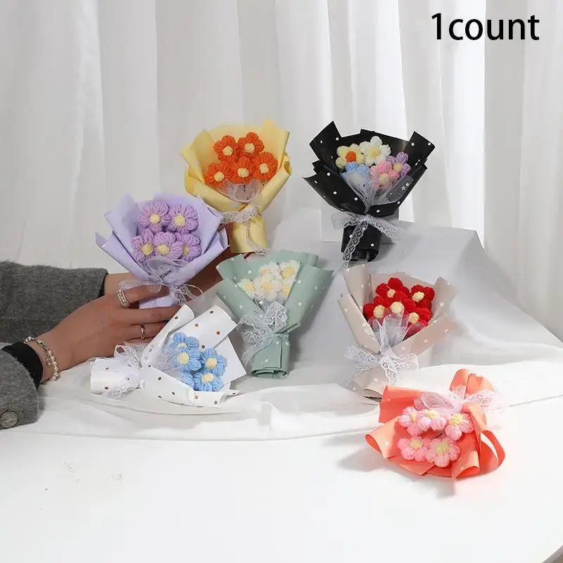 Decorative Artificial Flower Bouquet Room Decor, 1 Count Faux Flower Decoration, Creative Simulated Flower, Decoration Suppli...