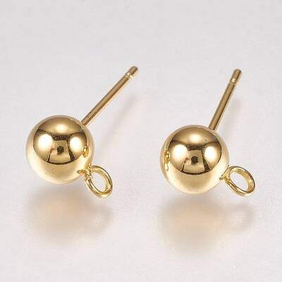 202 Stainless Steel Stud Earring Findings