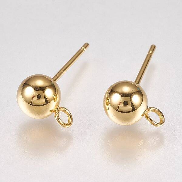 202 Stainless Steel Stud Earring Findings