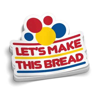 Make This Bread Hard Hat Decal