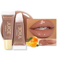 Fruit Flavored Moisturizing Lip Gloss, Long Lasting Tinted Hydrating Lip Gloss, Plumping Glossy Lip Stick for All Occasions M...
