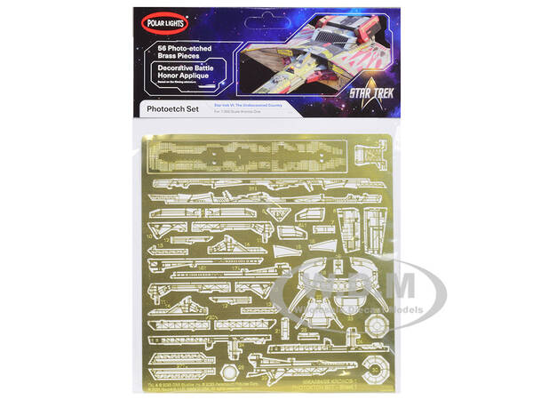 Photoetch Set for Klingon Kronos One Spaceship Star Trek VI: The Undiscovered Country (1991) Movie 1/350 Scale by Polar Lig...