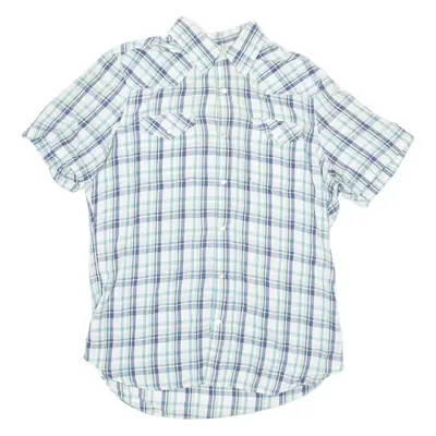 LEVI'S Mens Shirt Blue Check L
