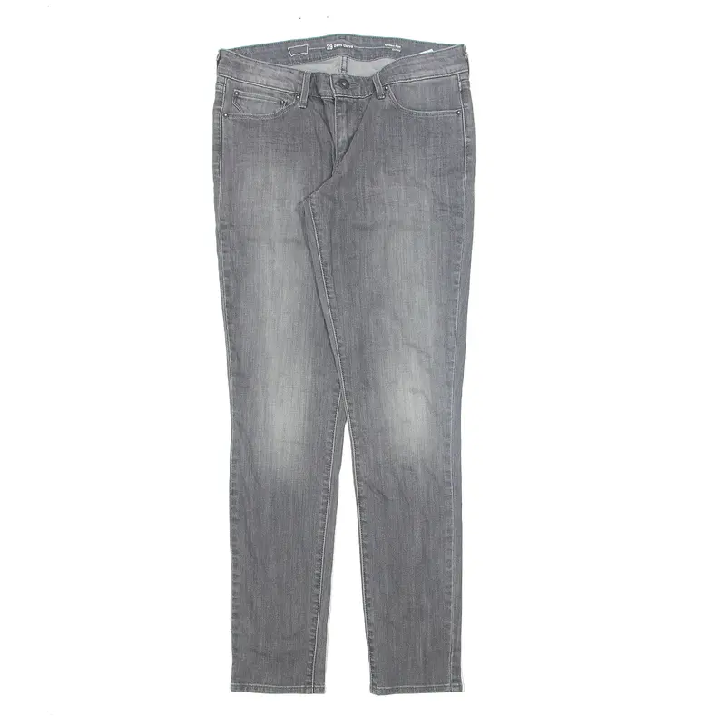 LEVI'S Modern Rise Jeans Grey Denim Regular Skinny Stone Wash Womens W29 L32
