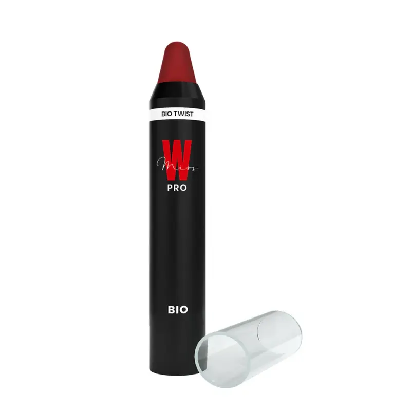 Miss w pro Bio Twist Lipstick, 407 Glossy Red (3 g)