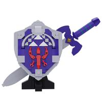 2-in-1 Sword & Shield Building Blocks Set (378 pcs) – Dual Medieval Weapon Construction Toy for Kids Aged 6+, Perfect for I...