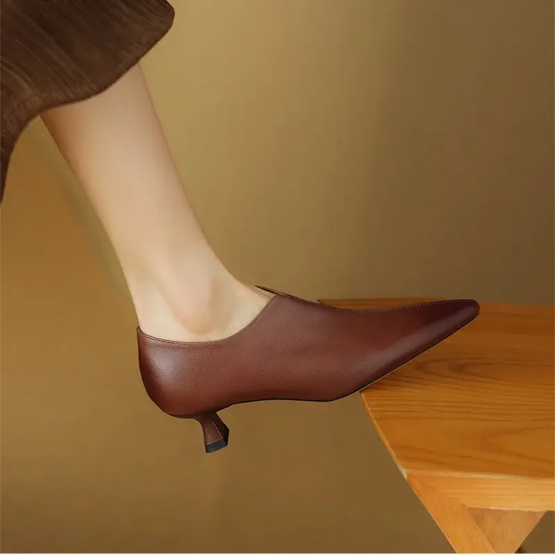 CHIKO Cali Pointy Toe Kitten Heels Ankle Boots