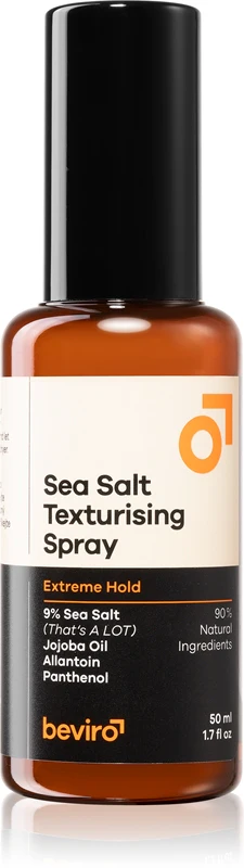 Beviro Sea Salt Texturising Hair Salt Spray Extra Strong Fix 50ml