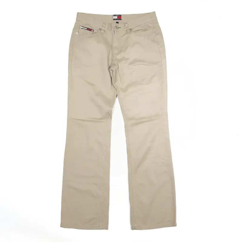 TOMMY HILFIGER Trousers Beige Regular Bootcut Womens W30 L30
