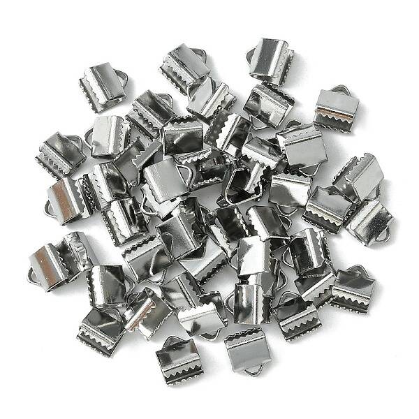 304 Stainless Steel Ribbon Crimp Ends