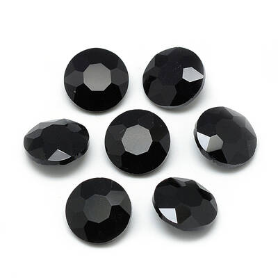 Pointed Back Glass Rhinestone Cabochons