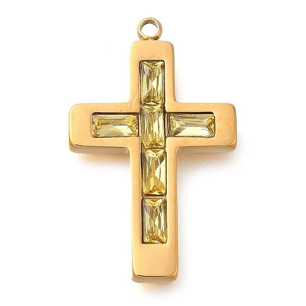 304 Stainless Steel Rhinestone Charms