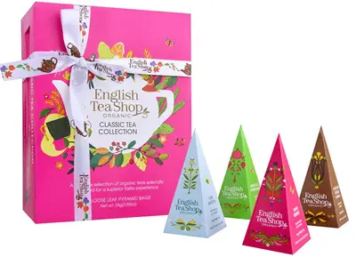 English Tea Shop Collezione Regalo Classic Rosa Bio 12 Piramidi