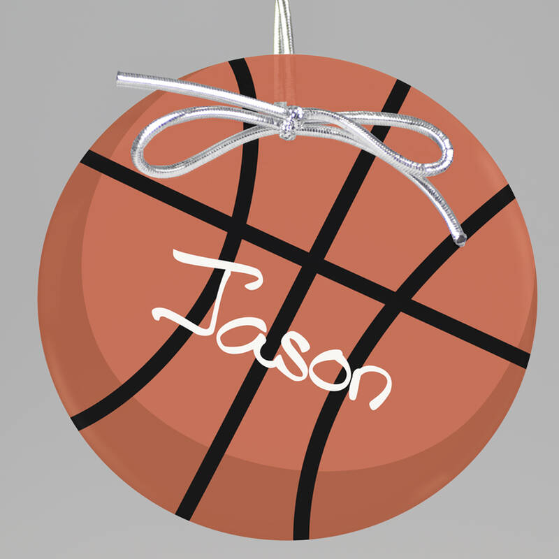 Basketball Keepsake Printed Ornament