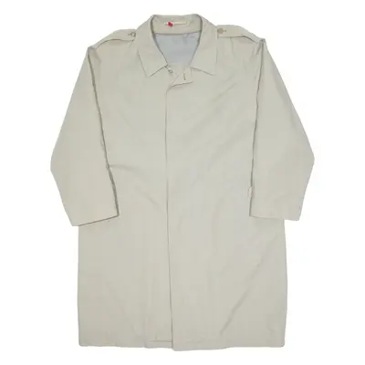 MICHEL Mens Trench Coat Beige L