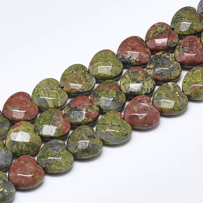 Natural Unakite Beads Strands