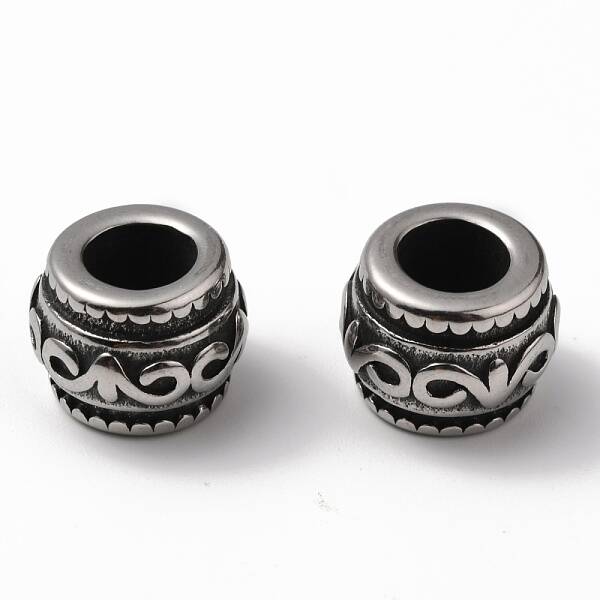 304 Stainless Steel European Beads