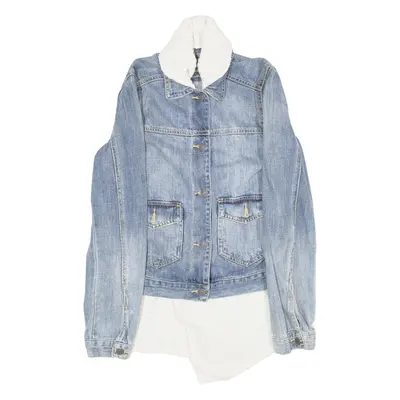 ABERCROMBIE & FITCH Womens Denim Jacket Blue 80s S