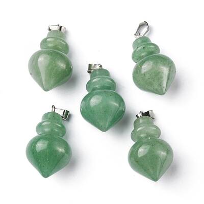 Natural Green Aventurine Pendants