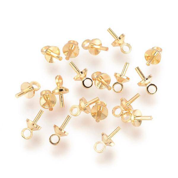 Brass Peg Bails Pendants