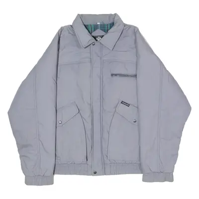 HAPPY LIFE Mens Jacket Grey 90s M